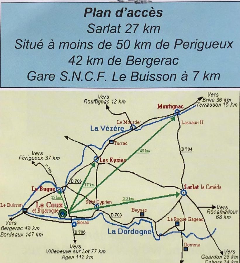 Willa Manoir De La Brunie-Grand Longere Coux-et-Bigaroque-Mouzens Zewnętrze zdjęcie